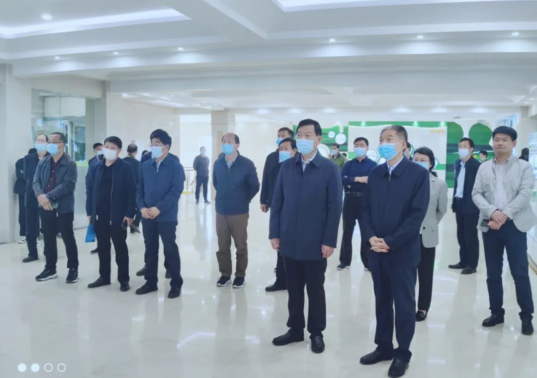 平顶山市人大常委会主任张明新莅临 登录入口鲁山瑞亚参观调研