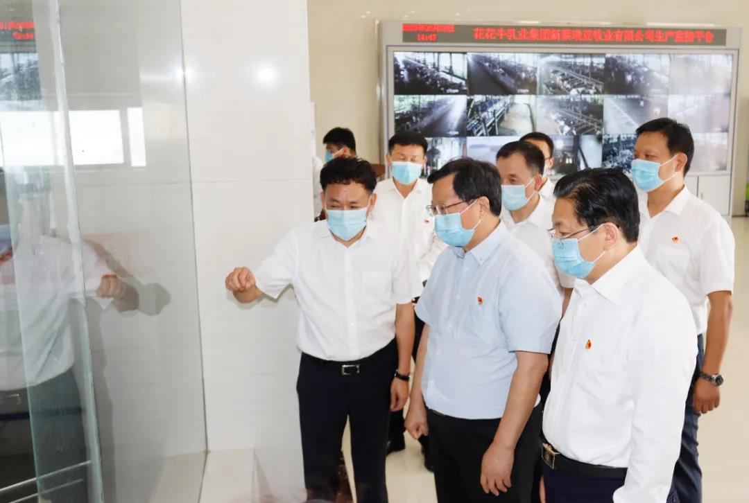快讯 | 河南省委常委、省纪委书记、省监委主任任正晓莅临登录入口乳业集团新蔡瑞亚牧场调研