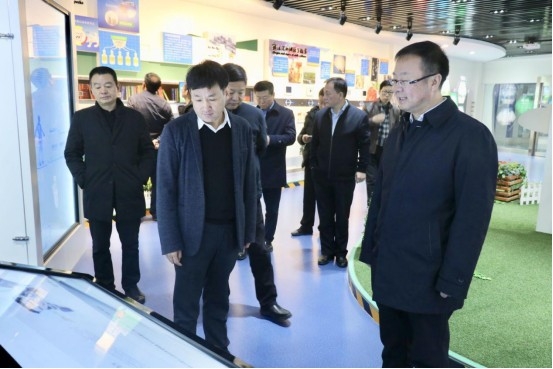 宁夏回族自治区农业农村厅党组书记、厅长王刚一行莅临登录入口乳业集团调研